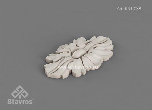 Резная розетка RPU-038