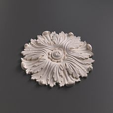 Композитные розетки для потолка - лёгкий полиуретан с тонкой детализацией узоров﻿