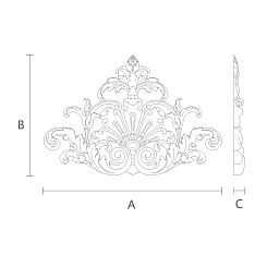Резная накладка N-361