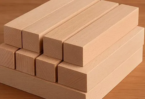 Брус из бука — массивные и ровные деревянные заготовки светлого оттенка, символ элитного качества