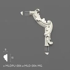 Лепнина из полиуретана MLDPU-4U-2.1R. Декор для молдингов. Изображение 699555323b5e6