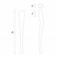 Резная мебельная ножка MN-074