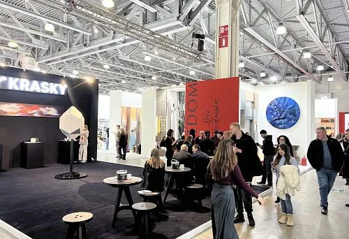 Международная выставка дизайна ARTDOM 2026 в Москве — общий вид выставочного зала Крокус Экспо