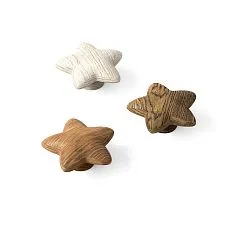 Ручка мебельная из массива Star HL-044M в форме звездочки