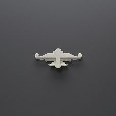 Обратная сторона  накладки из полиуретана с местом крепления молдинга к декору NPU-401