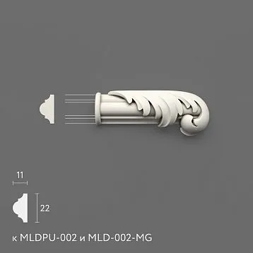 Лепнина из полиуретана NPU-436.1R