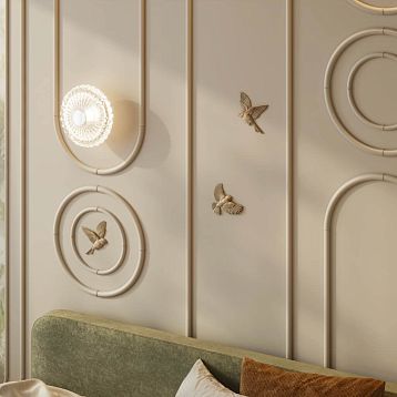 Молдинг угловой MLD-027U-1 – декоративный элемент для оформления стен