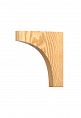 Мебельная ножка MN-210 деревянная вид сбоку