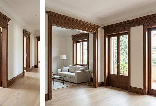 Декор дверных порталов: как объединить все проемы в единую композицию