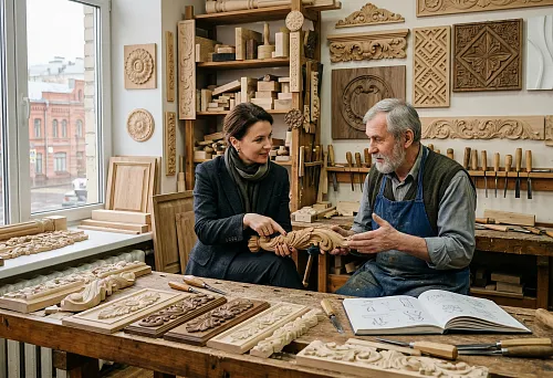 Резьба по дереву на заказ в Москве: от чего зависит цена и как выбрать исполнение под интерьер и мебель