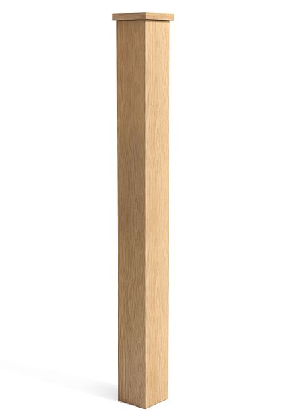 Вид деревянного столба для лестницы