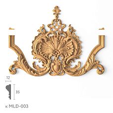Резная накладка N-410 к молдингу MLD-003