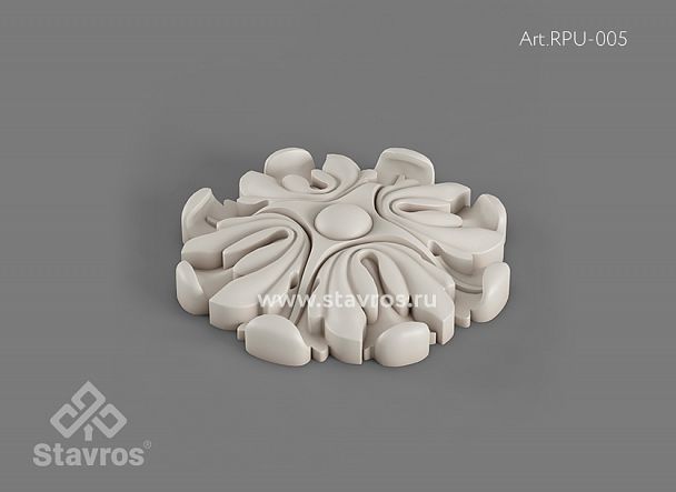 Резная розетка RPU-005