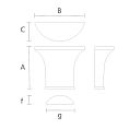 Изысканная Резная Капитель для Мебели KL-064 чертеж