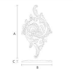 Резная накладка N-465