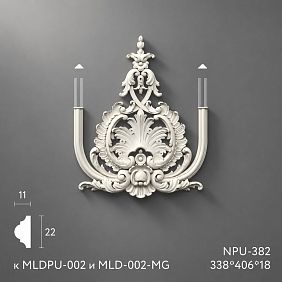Лепнина из полиуретана NPU-382