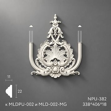 Лепнина из полиуретана NPU-382