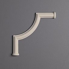 Эстетичный полиуретановый молдинг MLDPU-001U — идеальное оформление угловых стыков, фото