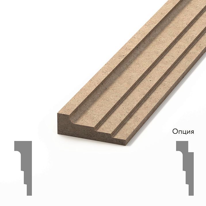Молдинг из МДФ MLD-052, опциональная конфигурация