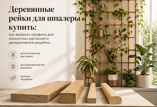 Деревянные рейки для шпалеры купить: как выбрать профиль для комнатных растений и декоративной решётки