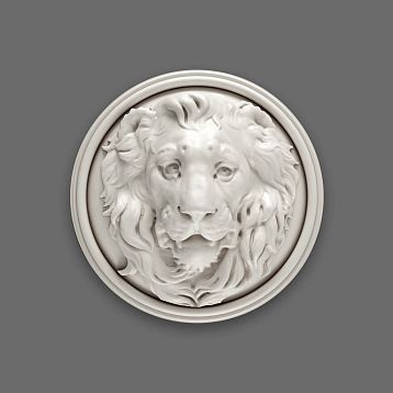 Декоративные накладки лев для стен и колон разных размеров