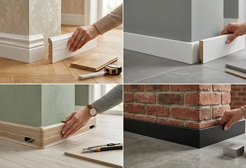 Лучшие плинтуса для квартиры: какие выбрать по материалу, стилю и типу пола