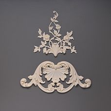 Декоративный комплект NPU.VRS-002 из полиуретана - классическая лепнина для дома