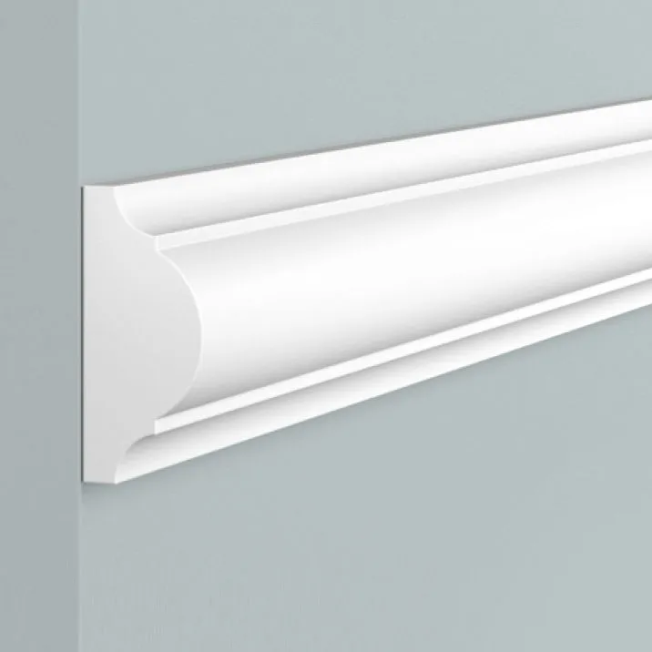 Молдинг D40 ПОЛИСТИРОЛ HI WOOD 40мм х 18мм х 2,0м крупным планом