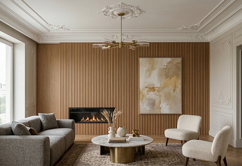 Реечные панели купить в Уфе и лепной декор в интерьере: как собрать интерьер, который не разваливается на отдельные приёмы