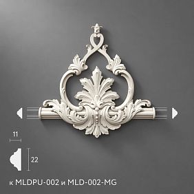 Лепнина из полиуретана MLDPU-2-2.1