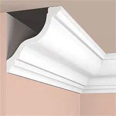 Карниз A150V1 ПОЛИСТИРОЛ HI WOOD 105мм х 110мм х 2,0м крупный план