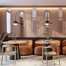 Декоративный элемент угловой MLD-027U-2 из массива бука или дуба с резным орнаментом для оформления внутренних углов стен и сочетания с полукруглым молдингом MLD-027