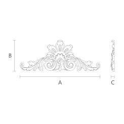 Резная накладка N-251
