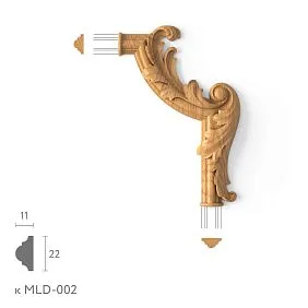 Декоративный элемент угловой MLD-2U-2.1R