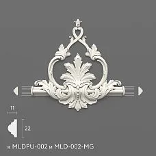 Лепнина из полиуретана MLDPU-2-2.1. Декор для молдингов. Изображение 6994190f3350e