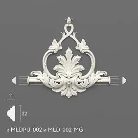 Лепнина из полиуретана MLDPU-2-2.1