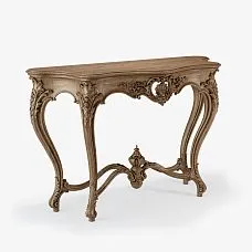 Консоль из натурального дерева в классическом дизайне Консоль из натурального дерева в классическом дизайне