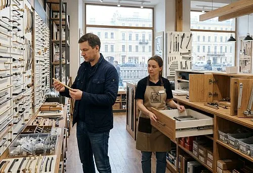 Мебельная фурнитура в СПб в магазине комплектующих для мебели