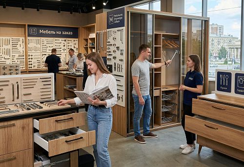 Как выбрать мебельную фурнитуру в Новосибирске для кухни, шкафа, комода и мебели на заказ