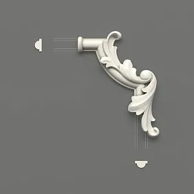 Лепнина из полиуретана MLDPU-1U-2R