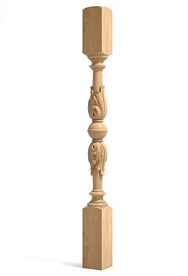 Столб деревянный для лестницы L-071 - подробнее