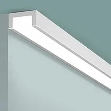 Молдинг LB30 ПОЛИСТИРОЛ HI WOOD 30мм х 15мм х 2,0м.  крупный план профиля