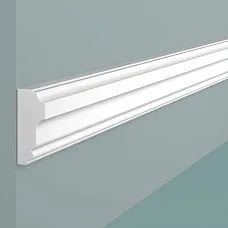 Молдинг D40V2 ПОЛИСТИРОЛ HI WOOD 40мм х 16,5мм х 2,0м. крупным планом