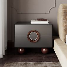 Ручка мебельная Orion HL-068M полукольца на мебели в инерьере, шкаф с круглыми ручками