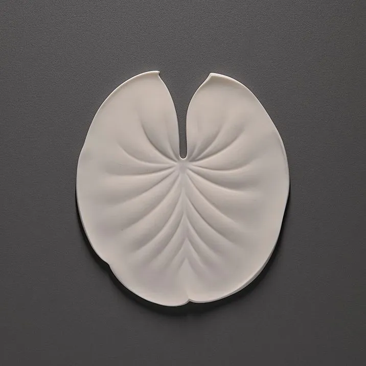 Полиуретановая накладка лист кувшинки NPU-490 для дверей, мебели и каминных порталов фото