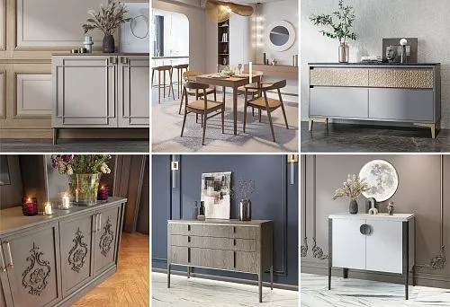 Современная столовая зона в светлых тонах – гармоничное сочетание натуральных материалов и стильного дизайна.