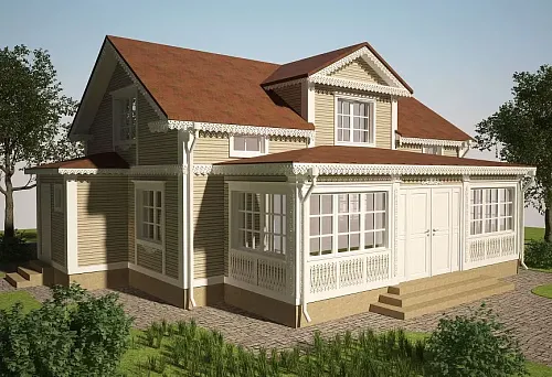 Деревянные наличники на окна: стильное украшение экстерьера загородного дома 