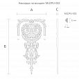 Полиуретановая накладка для интерьера чертеж