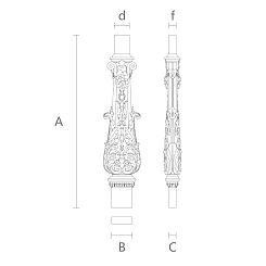 Балясина из дерева L-106