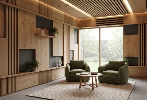 Звук и тишина: как деревянная отделка превращает помещение в акустический оазис